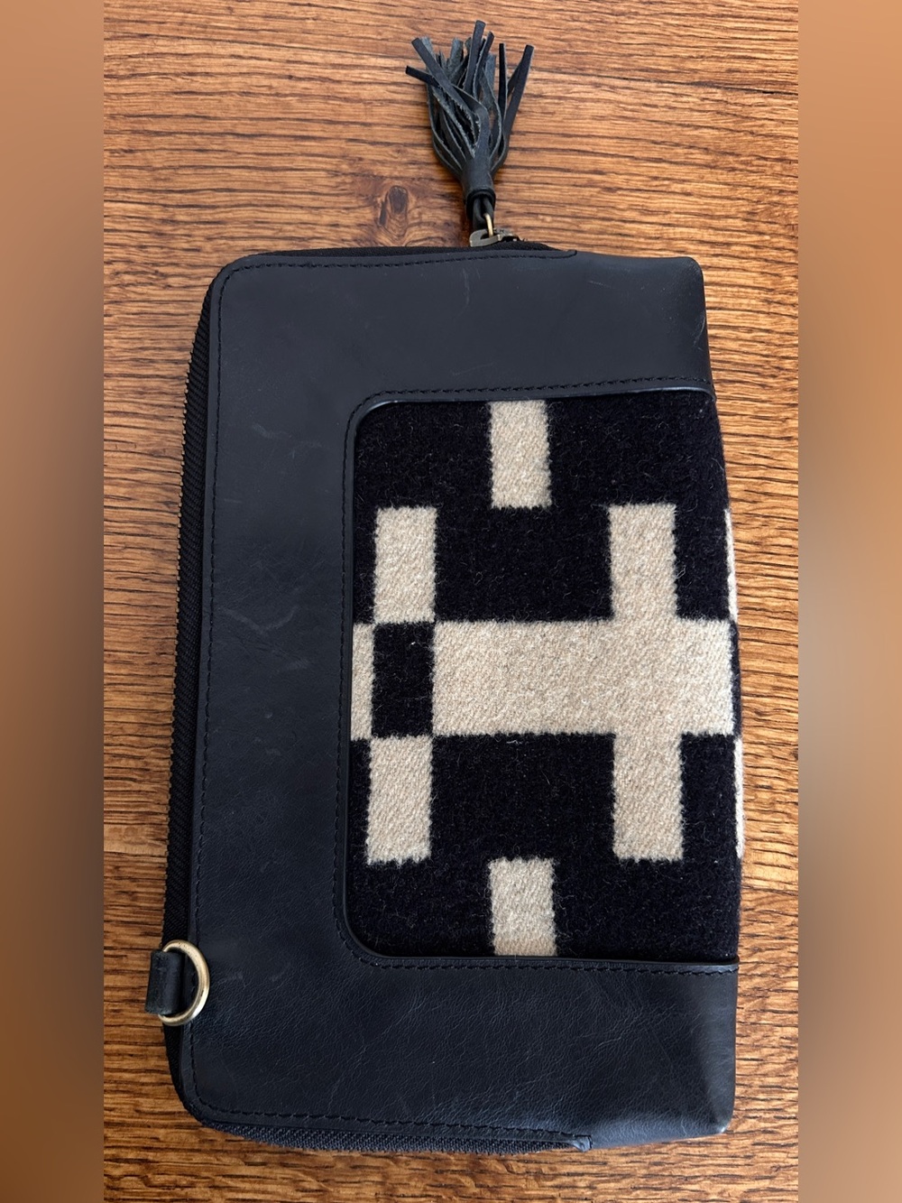 PENDLETON LEATHER/WOOL CLUTCH - Picture 2 of 5